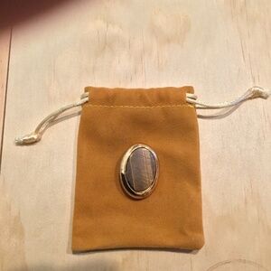 Tigers eye pin
